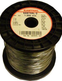 Widerstandsdraht 1,0 mm Durchmesser, 10 m Länge – Ideal für Heizapplikationen und Styroporschneiden Styroporschneider Schaumstoffschneider Styrocutter Set5632 - Wuppertal