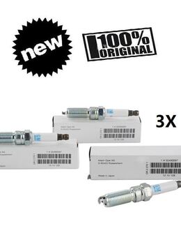 3X ZÜNDKERZEN OPEL ASTRA K ADAM CORSA E 1.0 1.2 55490097 1214128 - Dortmund Wickede