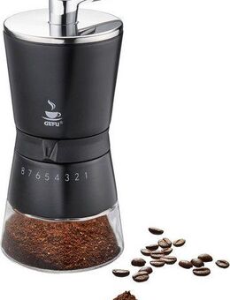 GEFU Kaffeemühle Santiago, Kegelmahlwerk, 8 Stufen Mahlwerk