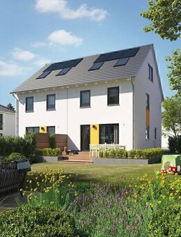 2x Doppelhaushälften, massiv gebaut, Preis inkl. Grundstück - Schillingen