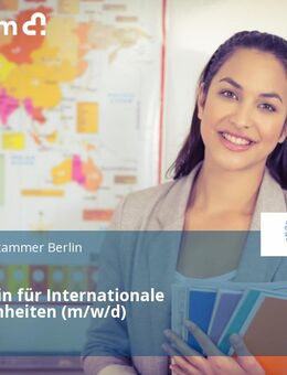 Referent/in für Internationale Angelegenheiten (m/w/d) - Berlin