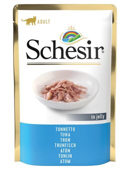 Sparpaket Schesir Katze Jelly Pouch 24 x 85 g - Thunfisch