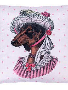 Smartpet Kissen "Funny Dogs" - rosa: L 40 x B 40 cm