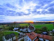 Bezugsfrei! Große 5-Zimmer-Eigentumswohnung in neuem 3 Parteienhaus - Luft-Wärme-Hzg. mit Bergblick/Weitblick bei München in Mühldorf am Inn - Mühldorf (Inn)