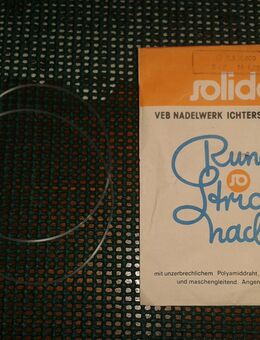 Rundstricknadeln in unterschiedlichen Längen und Stärken /Solidor DDR. Neu! - Leipzig Ost