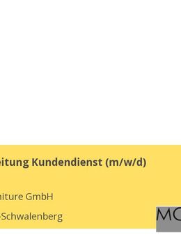 Sachbearbeitung Kundendienst (m/w/d) - Schieder-Schwalenberg