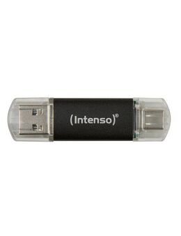 Intenso Twist Line 64 GB USB-Stick (USB 3.2, Lesegeschwindigkeit 70,00 MB/s, USB-A und USB-C Anschluss)