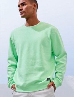 John Devin Sweatshirt Langarm, Pullover mit Rundhals, Baumwollmischung