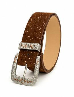 COLLEZIONE ALESSANDRO Ledergürtel Sparkle aus echtem Leder, mit silbernen Punkten