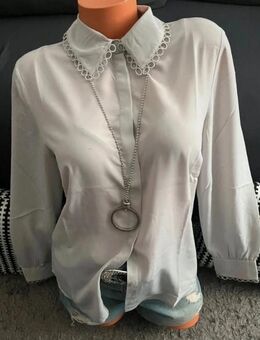 Bluse creation l 40 42 grau hemd hemdbluse - Berlin