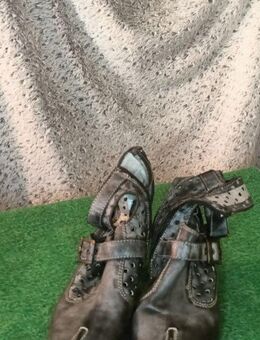 Schwarze Vintage Schuhe mit Schnalle - Rostock