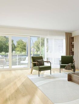 Leben in der Natur mit S-Bahn-Anschluss - Lichtdurchflutete 4,5-Zi-Architekten-WHG mit Balkon& Blick - Leinfelden-Echterdingen