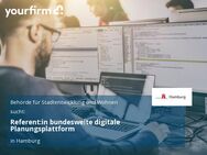 Referent:in bundesweite digitale Planungsplattform - Hamburg