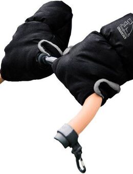 Heitmann Felle Kinderwagen-Handwärmer Eisbärchen Copy, Handschuhe für den Kinderwagen, Handmuff mit praktischen Druckknöpfen