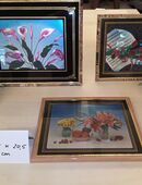 Ca. 300 Bilderrahmen mit floralen Motiven und Passpartout an Selbstabholer in 14778