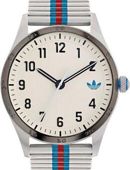 adidas Originals Quarzuhr CODE FOUR AOSY235312I, Armbanduhr, Damenuhr, Herrenuhr, unisex, analog, Edelstahlarmband