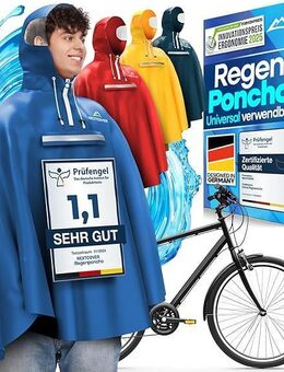 NEXTCOVER Regenponcho Regencape wasserdicht blau Gr. L - Birkenfeld (Baden-Württemberg)