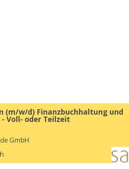 Assistent*in (m/w/d) Finanzbuchhaltung und Controlling - Voll- oder Teilzeit - Bad Urach