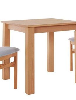 Home affaire Essgruppe Luisa + Franz Set, (Set, 3-tlg., 3tlg), Buche Massivholz