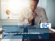 Tender Manager (all genders) - E-Mobility - Köln