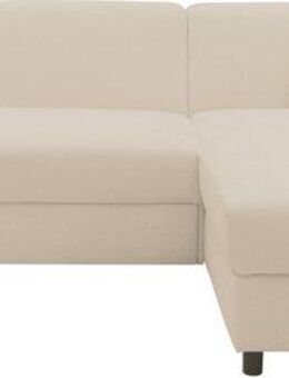 DOMO collection Ecksofa Turah 2, L-Form, in Cord u. wasserabweisender Microfaser, Federkern, B/T/H: 241/146/79 cm, incl. Zierkissen, wahlweise mit Bettfunktion