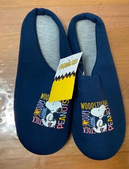 Snoopy & Woodstock Hausschuhe Peanuts – Größe 40 – Blau – Neu - Brakel Zentrum