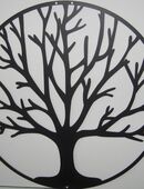 Wanddeko-Baum aus Metall in 52222