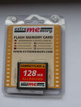 CF Card 128 MB gebraucht-tadeloser Zustand in OVP - Marburg