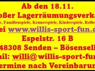 Lagerräumungsverkauf mit 35% Rabatt an Brett-, Familien-. Gesellschaftsspielen,... - Senden (Nordrhein-Westfalen)