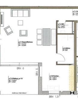 Wallerfangen: ca. 120m² neuwertige, gepflegte 4-ZKB Whg. + Balkon + zwei Stellplätze in Top Lage - Wallerfangen