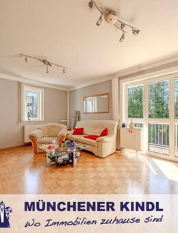 Helle bezugsfreie 2-Zi-WHG mit Südbalkon und eigenem Garten in ruhiger Lage - München