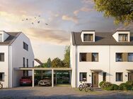 KFW 40 - Standard Neubau eines Reihenmittelhauses mit Süd-Garten in Untermenzing - München