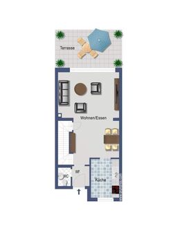 *** Schönes Reihenhaus als Kapitalanlage - ca. 100 qm zzgl Dachgeschoss *** - Uetersen