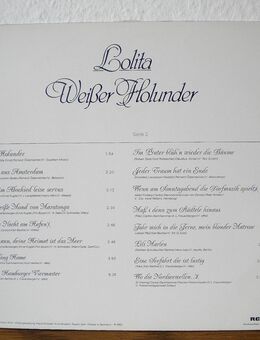 Lolita-Weißer Holunder-Vinyl-LP,RCA,1982 - Linnich