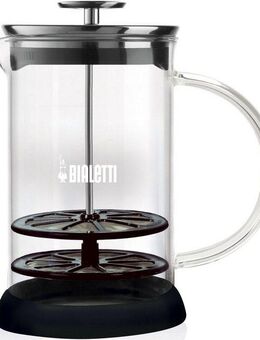 BIALETTI Milchaufschäumer Cappuccinatore Glas, Glas, Fassungsvermögen: ca. 500 ml