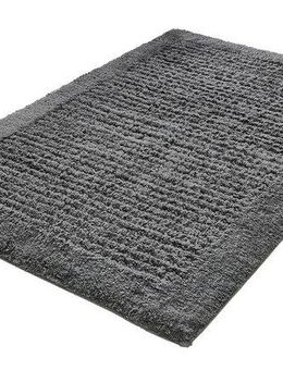 Kleine Wolke Badematte Net, Höhe 17 mm, rutschhemmend beschichtet, fußbodenheizungsgeeignet, Baumwolle, rechteckig, Badteppich, Uni Farben, rutschhhemmend