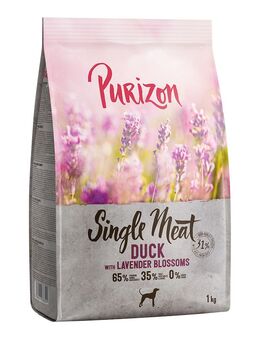 1 kg Purizon zum Probierpreis! - Adult Single Meat: Ente mit Apfel und Lavendelblüten