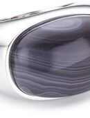 Esprit Damen-Ring Soloist Agate Sterling-Silber 925 Ringgröße 7 in 48485