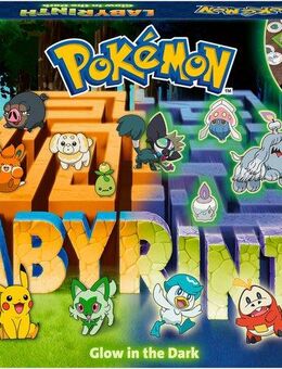 Ravensburger Spiel Pokémon Labyrinth Glow in the Dark, Familienspiel, Made in Europe