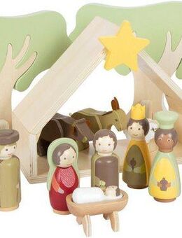 Small Foot Spielfigur Spielset Weihnachtskrippe