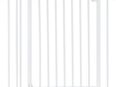 Hauck Türschutzgitter Clear Step Autoclose 2 Set inklusive Verlängerung 9 cm, White, auch als Treppenschutzgitter verwendbar, 84-89 cm, flacher Durchgang in 00000