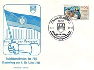 DDR: 06.06.1981, "Bezirksjugendtreffen der FDJ", Ganzstück (Umschlag), MiNr. 2610 einzeln, Sonderstempel - Brandenburg (Havel)