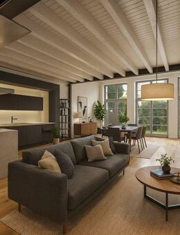 Exklusives Loft mit Industriecharme, bis zu 5 m Deckenhöhe & Süd-Terrasse - inklusive Stellplatz - Düsseldorf