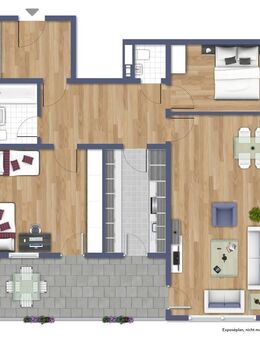 +++ Preisreduzierung!!! Dreizimmerwohnung mit Süd-Loggia in Heppenheim +++ - Heppenheim (Bergstraße)