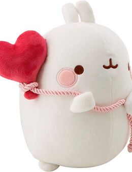 Nici Kuscheltier Molang mit Herzballon 24 cm