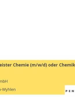 Industriemeister Chemie (m/w/d) oder Chemikant (m/w/d) - Grenzach-Wyhlen