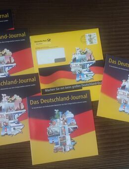 Briefmarken Deutschland Journal Quiz im Umschlag mit 5 Heften - Rodgau