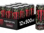 Monster Energy Assault - Kohlensäurehaltiges Energetisches Getränk, 500ml (12er-Pack) Set23412 - Wuppertal