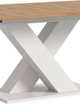 INOSIGN Esstisch Motus, ausziehbar 150 -190 cm, inklusive 40 cm Einlegeplatte (Set, 1-St), X-Gestell mit Bodenplatte, Tisch, Küchentisch, Esszimmer, Küche