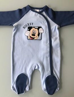 Baby Jungen Kinder Babyboy Mickey Mouse Strampler Disney 100% Baumwolle Gr. 56 Blau Marineblau neu mit Etikett. - Albstadt